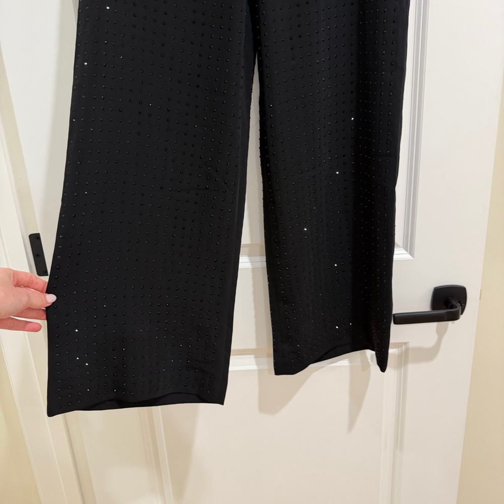 Express Black Rhinestone Pant - Picture 9 of 10